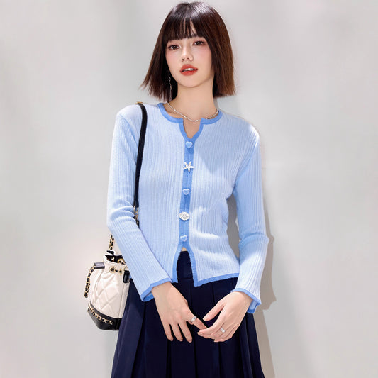 Chic Knit Cardigan Layering Top