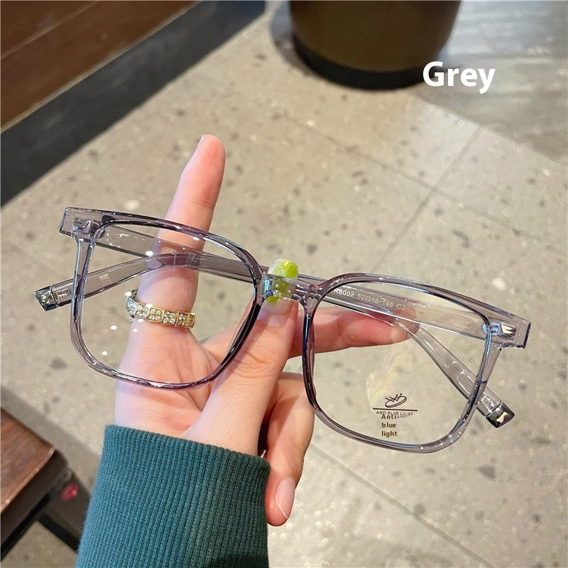 Women's Simple Color Matching Creative Large Frame Glasses