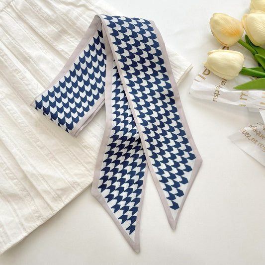 Silk Scarf Women's Long Ribbon Fresh Decoration Hair Rope