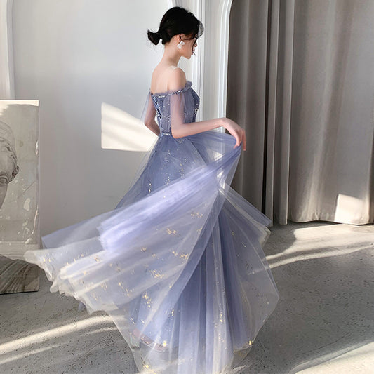 Starry Sky Evening Gown