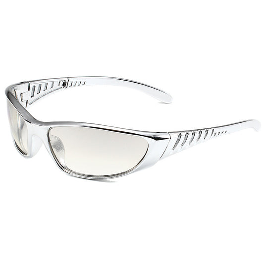 Futuristic Hollow-Out Sunglasses