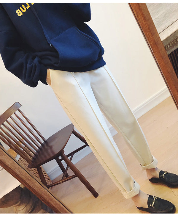 Straight Tapered Casual Pants