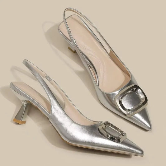 Slingback Pointed Toe Pumps