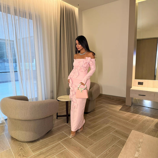 Elegant Floral Party Dress