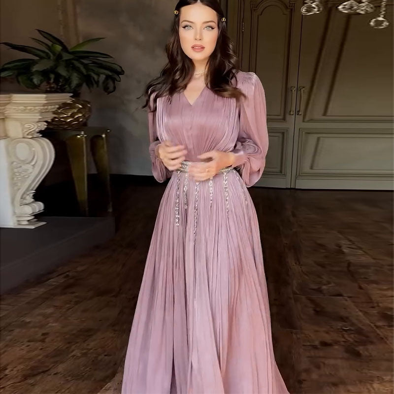 Elegant Big Hem Dress