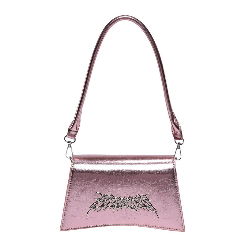 French Special-interest Design Bag Burst Crack Chain Underarm Bag