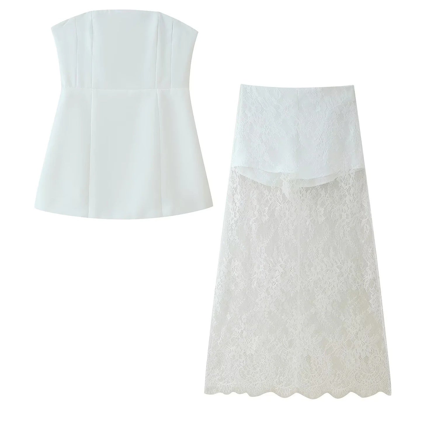 Chic Waist-Cinching Two-Piece Dress