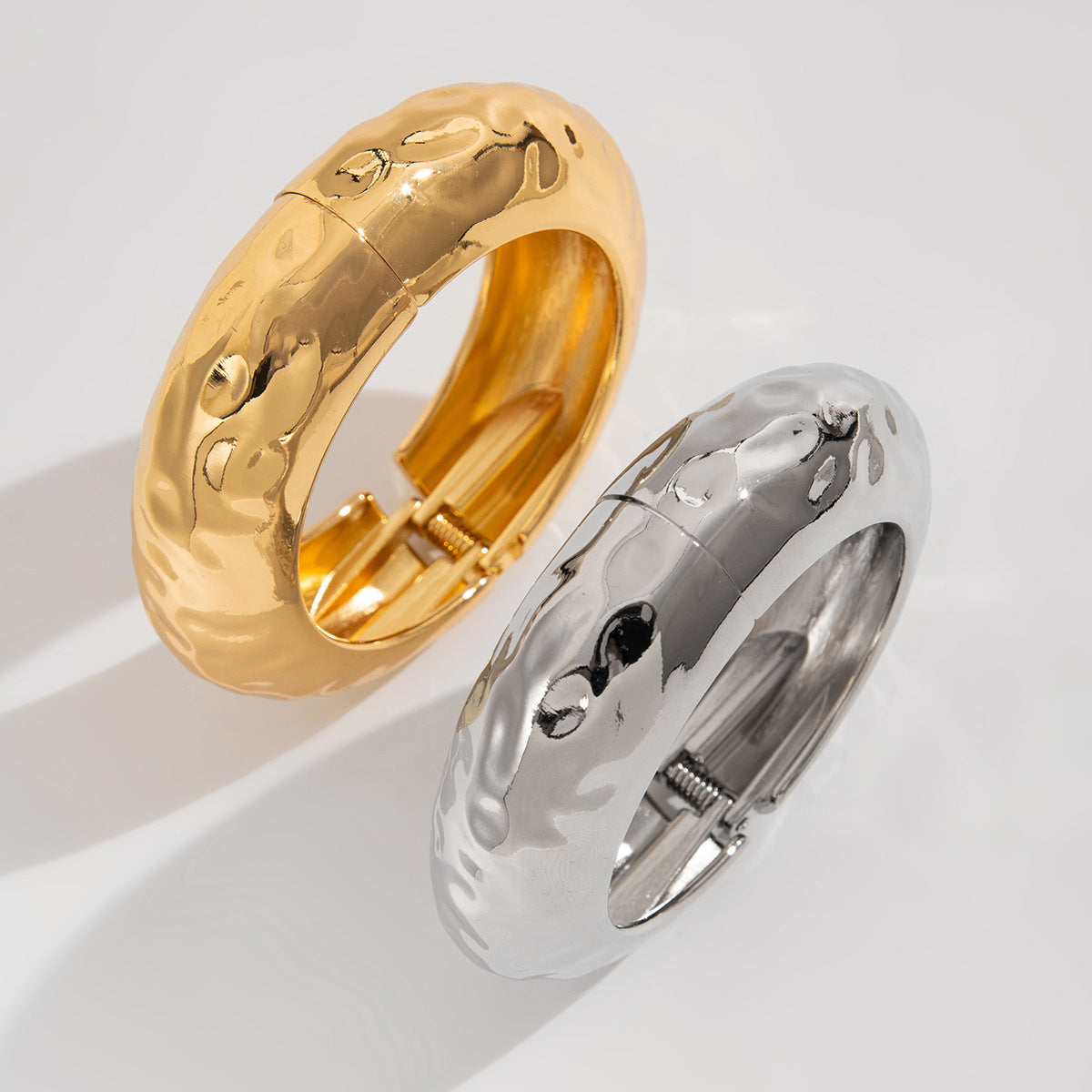 Fashion Round Wide Cuff Bracelet