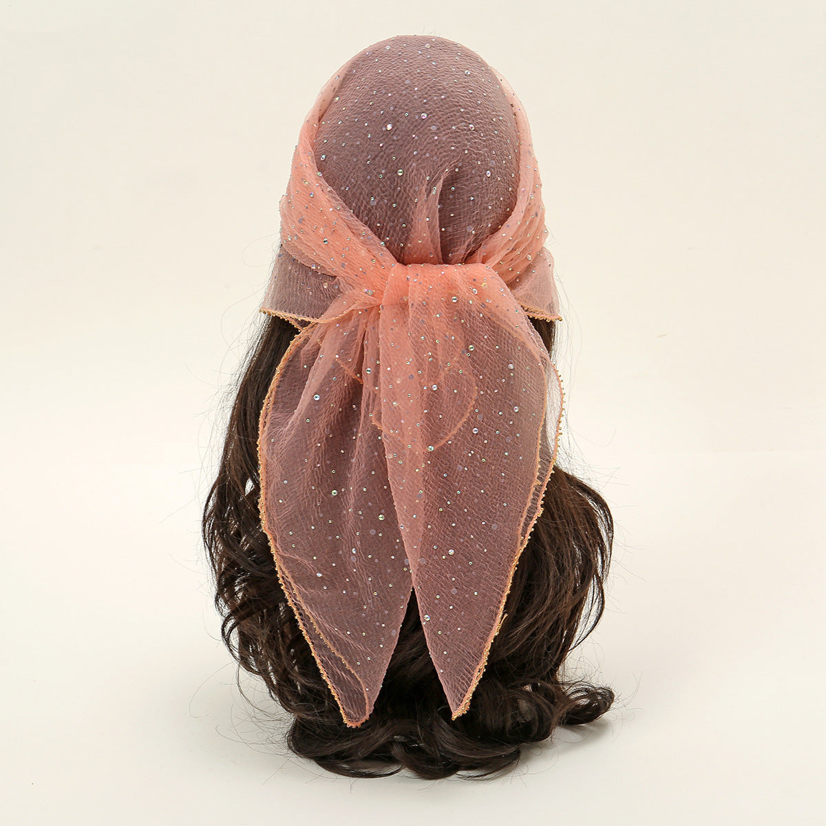 Hot Drilling Temperament Wild Fashion Decorative Silk Scarf