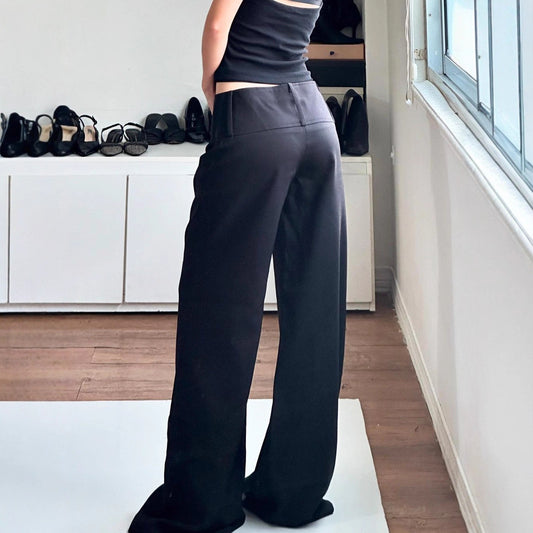 Tailored Wide Leg Pants