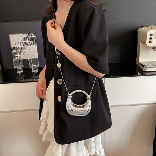 Women's High-end Moon Banquet Wrist Bag