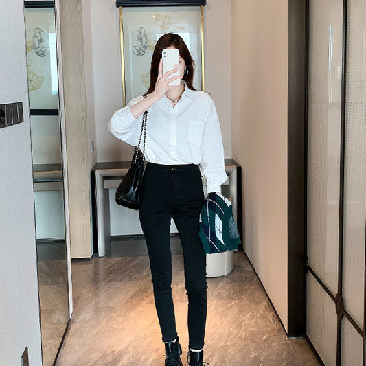 Women's Loose All-match Casual Temperament Shirt Top