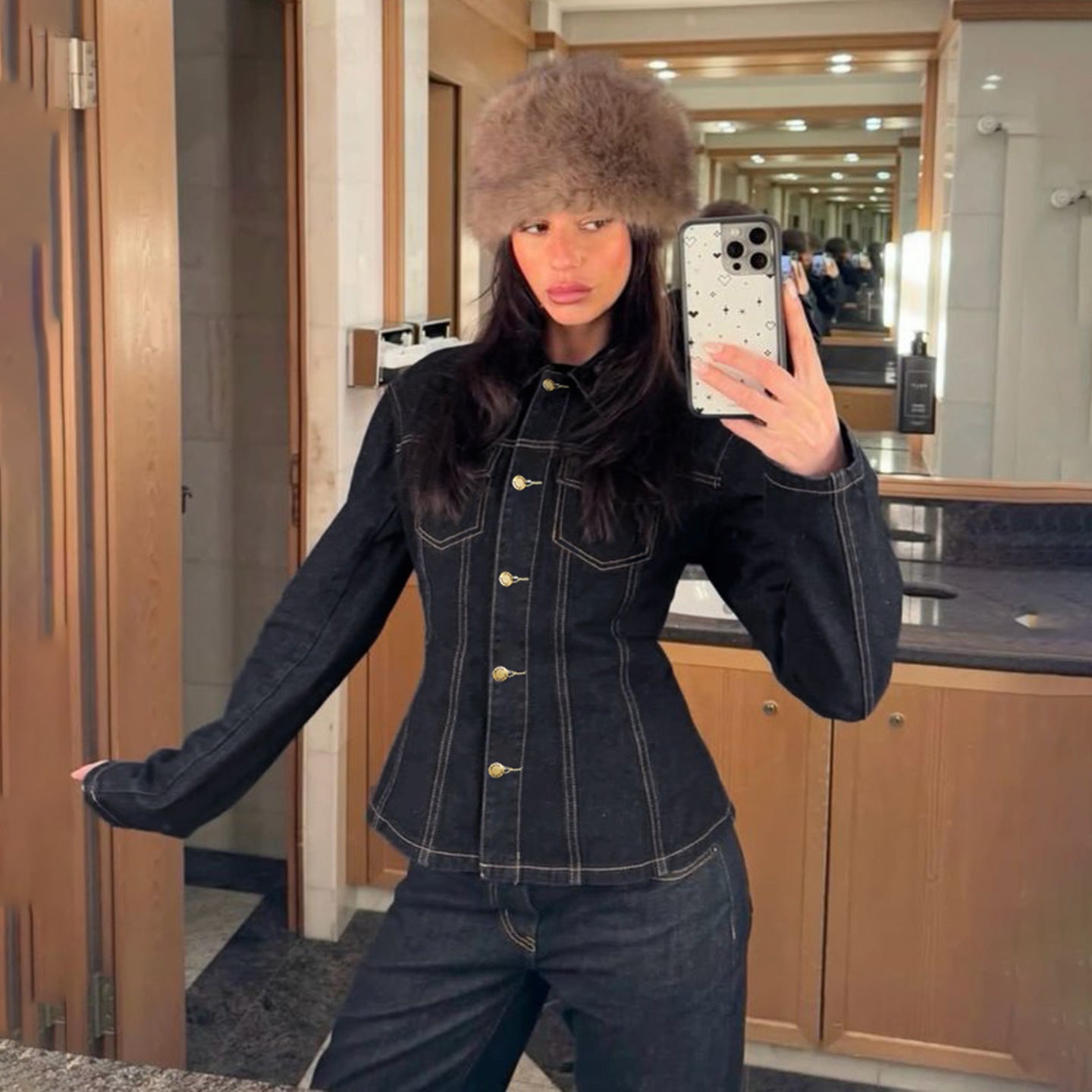 Retro Wash Denim Jacket