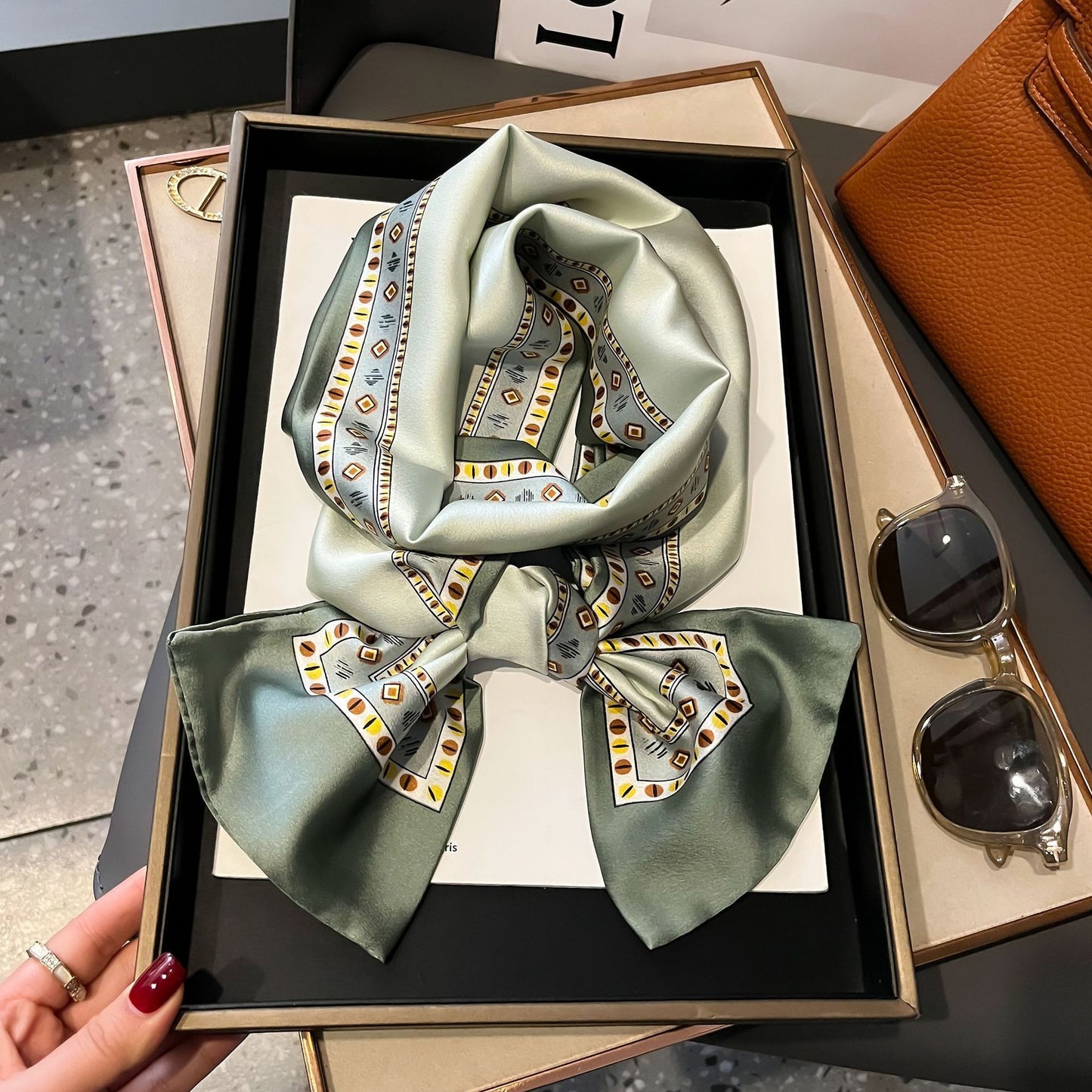 Fashion Silk High-grade Shawl Scarf