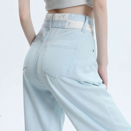 Women's All-match Casual Straight-leg Wide-leg Jeans