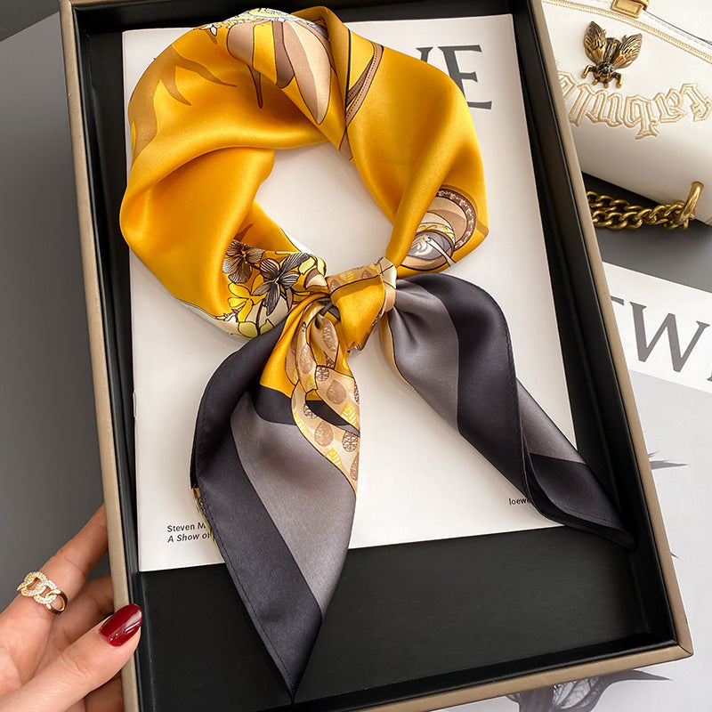 Square Scarf Women's Spring Mulberry Silk Scarf Scarf Scarf