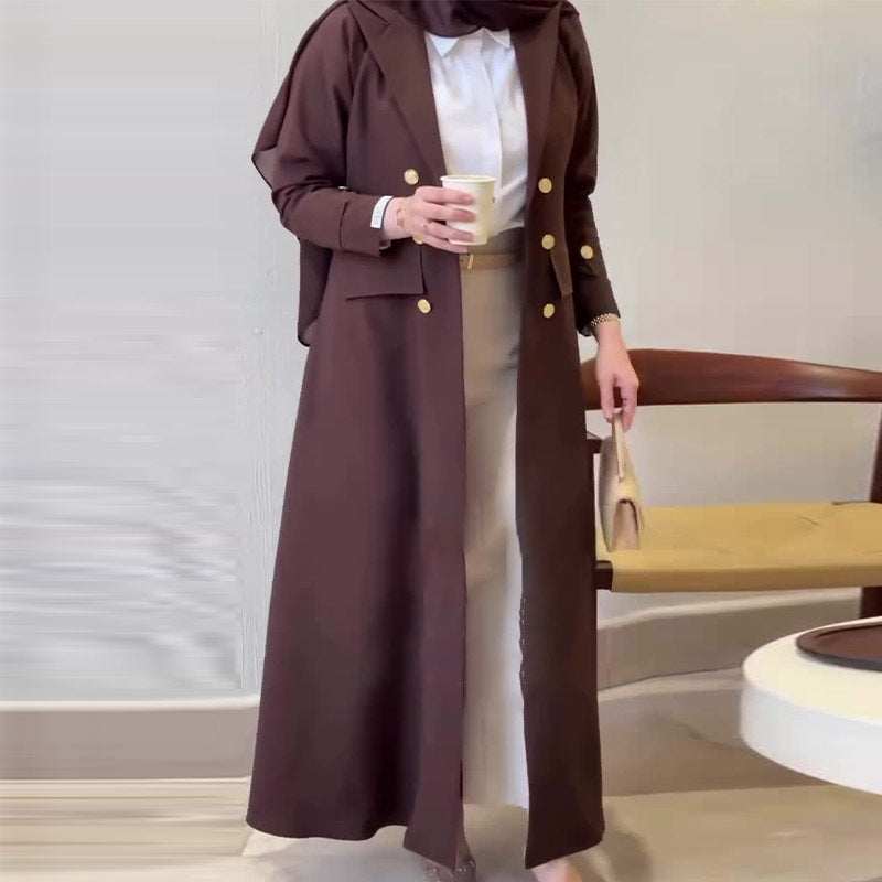 French medium long style trench coat