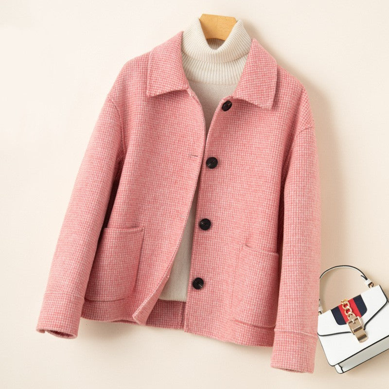 Small Loose Oversized Woolen Coat