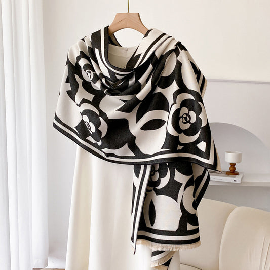 Air-conditioned Room Warm Scarf Versatile High-grade Mom Scarf
