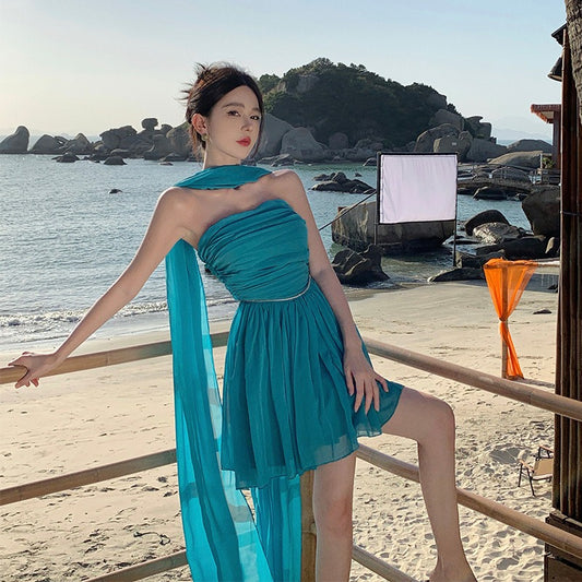 Elegant Tube Top Dress