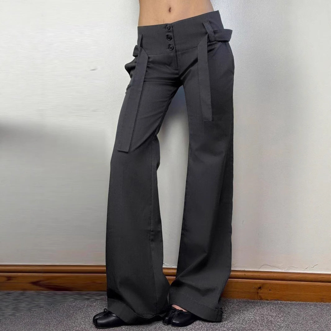 Tailored Belted Pants