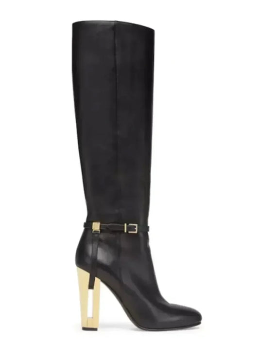 Glamorous Round Toe Knight Boots
