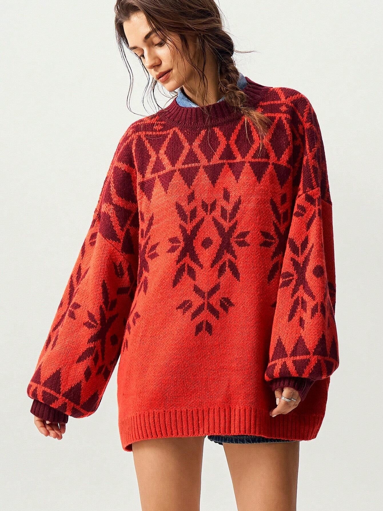 Women's Winter Long Sleeved Sweater