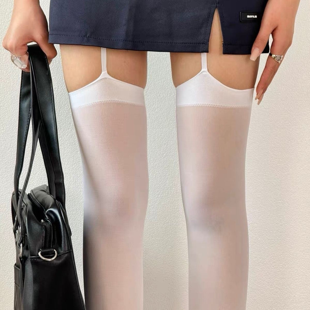 Sub-culture Self-made Personalized Sling Integrated Knee Socks