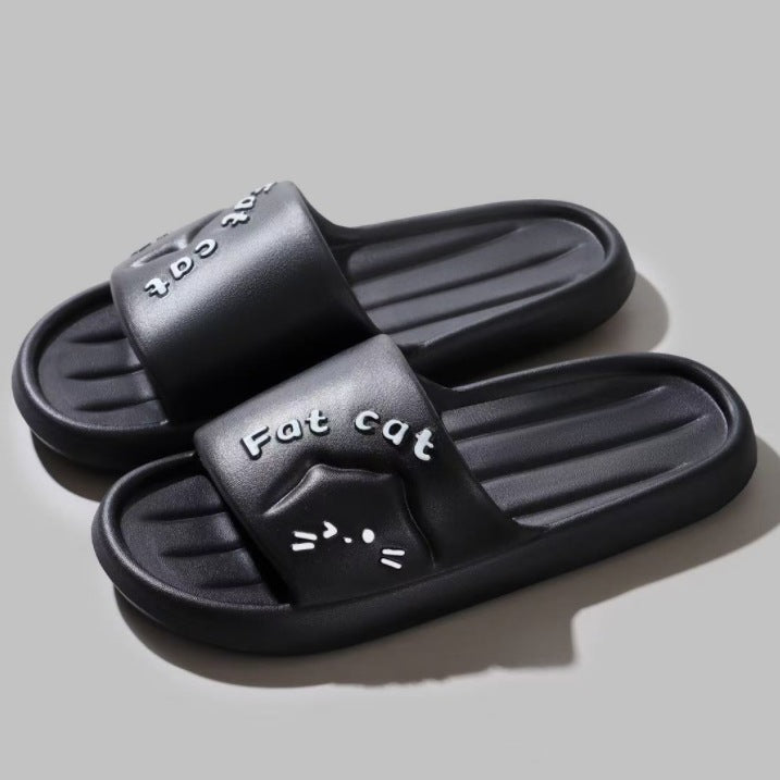 Home Slippers Home Cute Cartoon Wear-resistant Breathable EVA Slippers