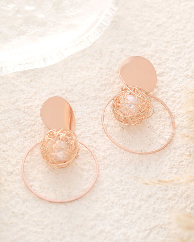 Fashion Ball Earrings Clips On