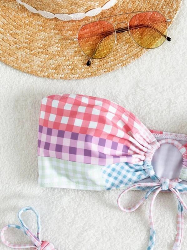 Lace Up Fresh Split Swimsuit