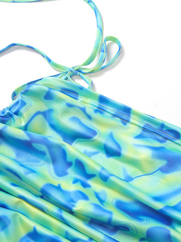 Sexy Casual Swimsuit With Skirt Set