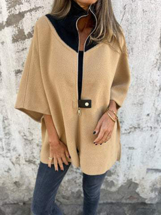 Autumn and Winter Casual Loose Zip Jacket