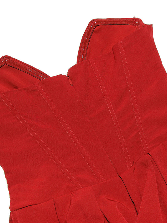 New sexy tube top herringbone waist dress