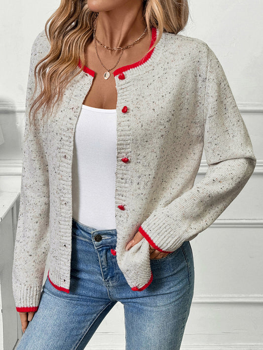 Casual elegant knitted cardigan