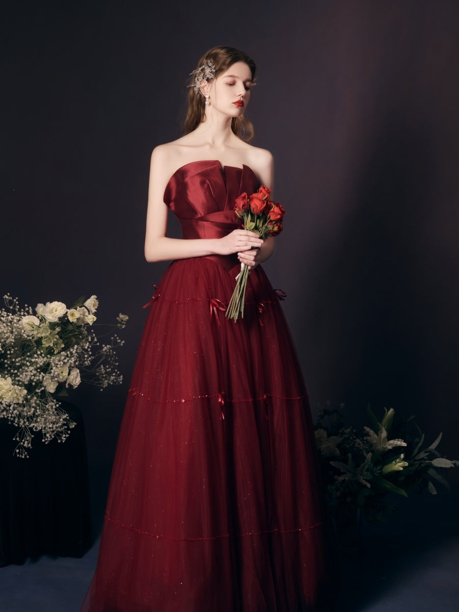 Luxury Red Evening Dress