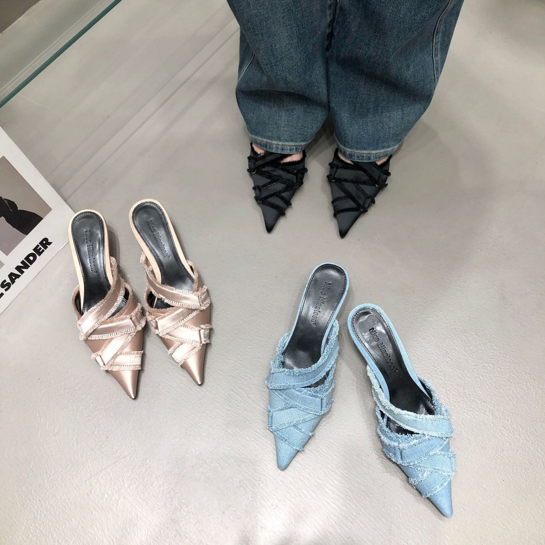 Chic Baotou Heeled shoes