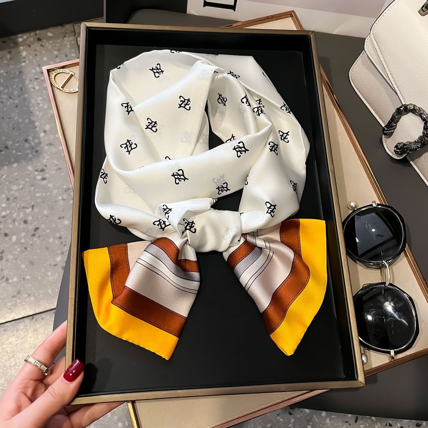 Fashion Silk High-grade Shawl Scarf