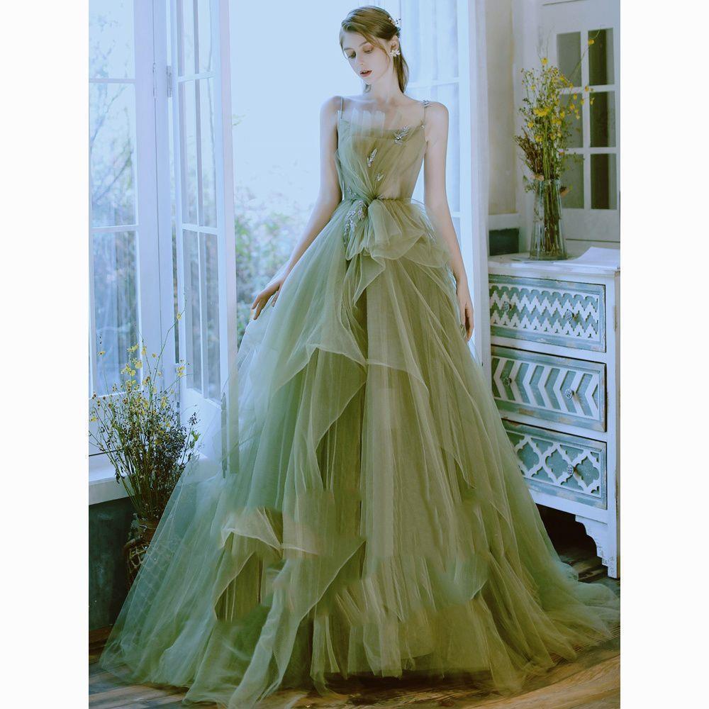 Forest Style Green Dress