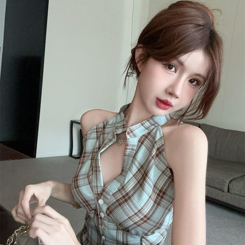 Sweet V-neck Tube Top Beautiful Shirt