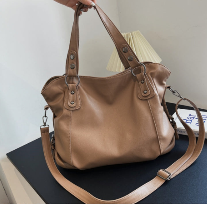 Casual Crossbody Bucket Tote