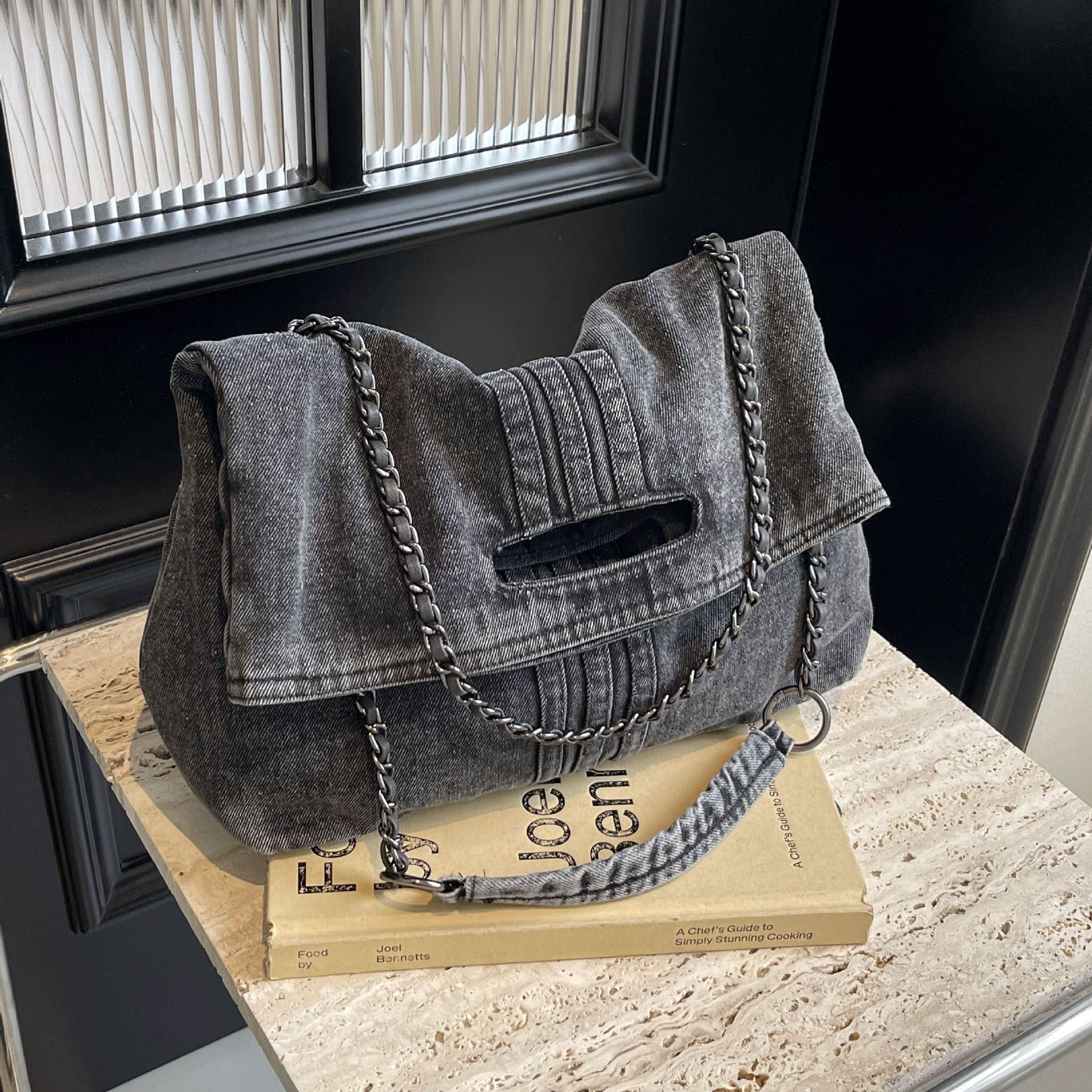 Denim Fashion Simple Shoulder Messenger Bag