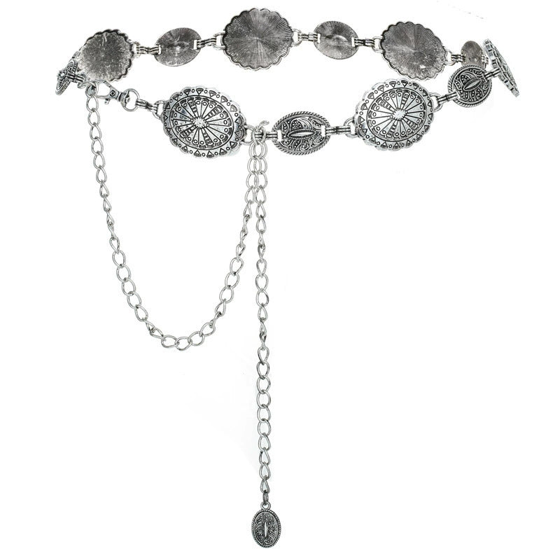 Bohemian Antique Style Metal Waist Chain