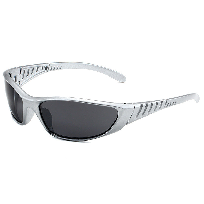 Futuristic Hollow-Out Sunglasses