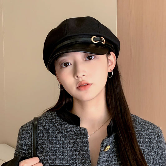 Octagonal Cap Brim Hat