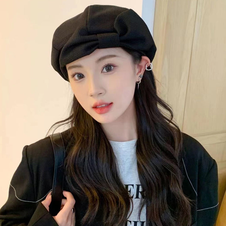 Sweet Bowknot Beret