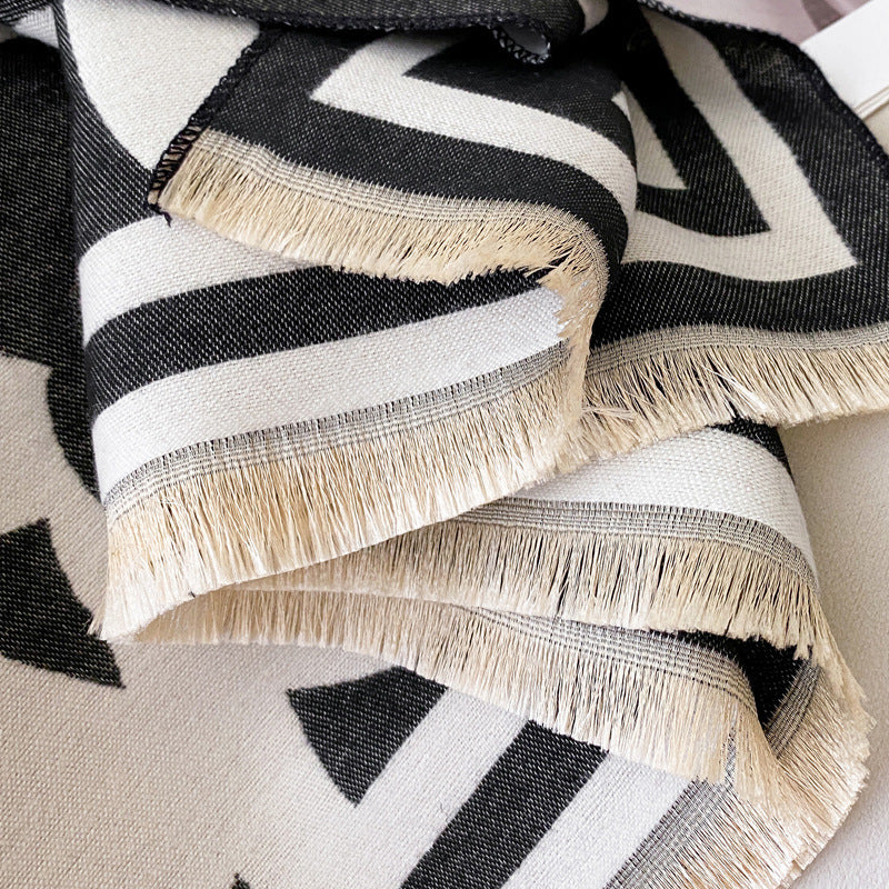 Air-conditioned Room Warm Scarf Versatile High-grade Mom Scarf