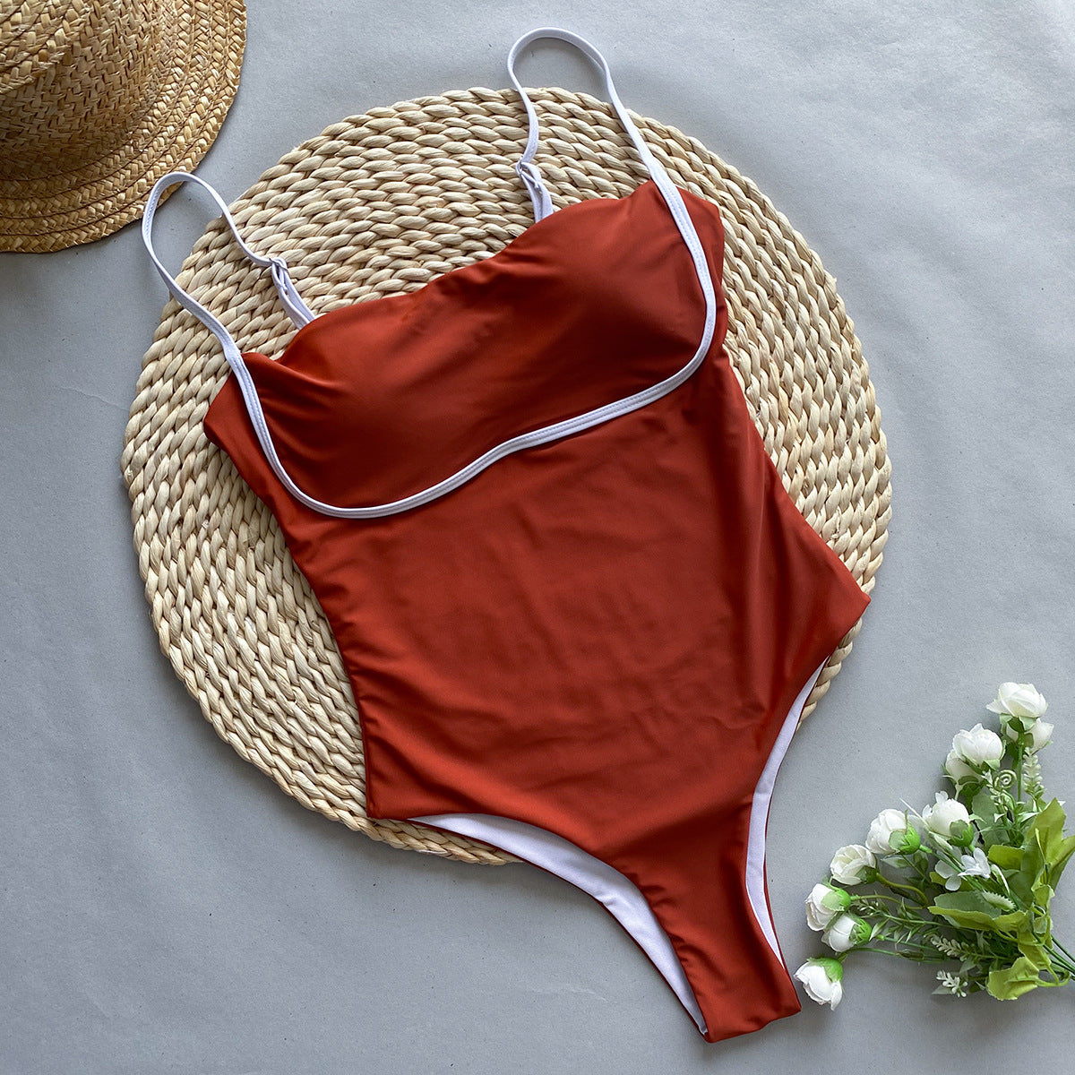 Women's Brown Swimsuit