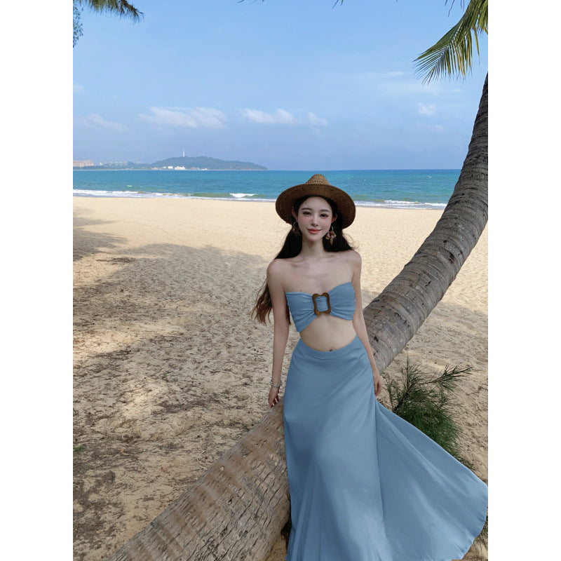 Tube Top & Skirt Set