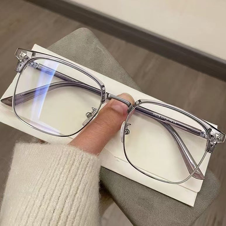 Korean Version HD Eye Protection Anti-Blue Ray Plain Glasses